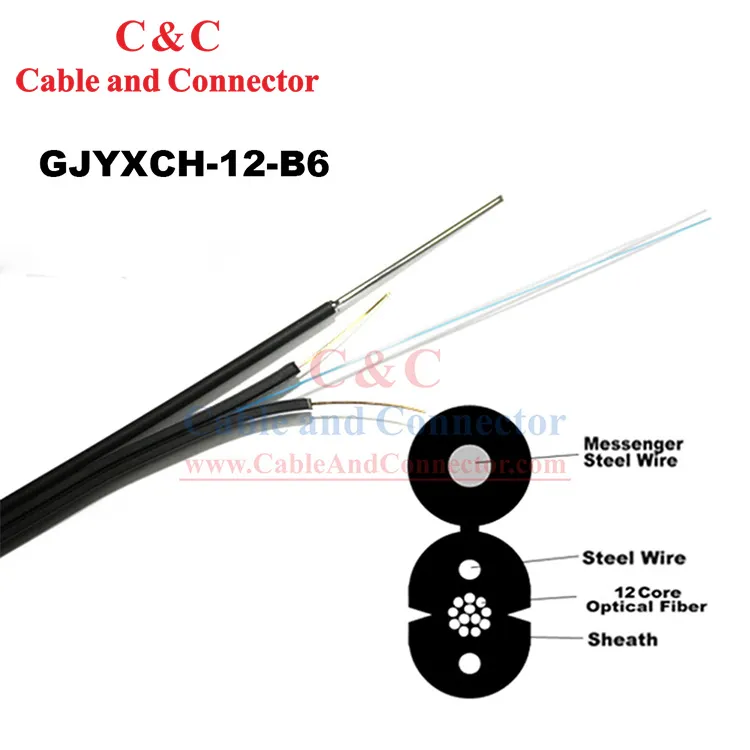 1000 pēdu optiskās šķiedras kabelis